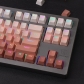 Rouge Full PBT Gradient Red Dip-dye Keycaps Set Doubleshot Backlit OEM Profile for Cherry MX Mechanical Keyboard